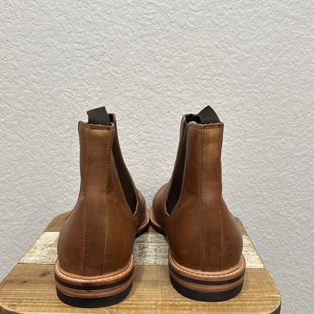 Nisolo Marco All Weather  Leather Chelsea Boots  Size 12.5